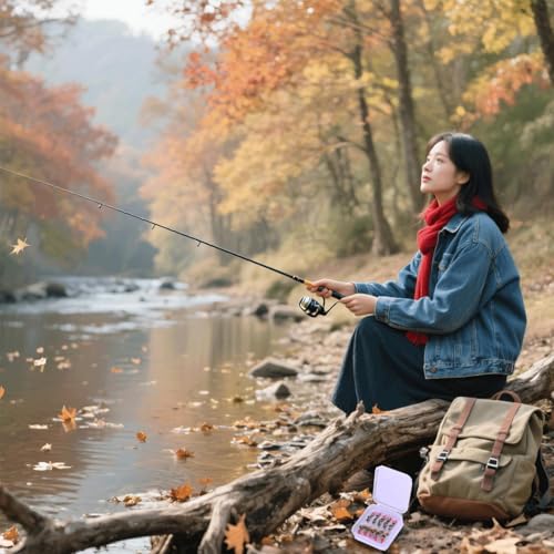 Trout Spinners-10PCS Fly Fishing Lures Fly Fishing Flies Wet Flies Lures with Spinner for Bass Sunfish, Pike，Artificial Bait Hooks for Bass Trout Salmon Fishings,Suitable for Freshwater and Saltwater
