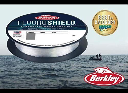 Berkley FluoroShield Fluorocarbon Fishing Line, Clear - size: 3000yd, style: 4lb Test