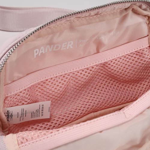Pander Unisex Belt Bag Fanny Pack for Women with Adjustable Strap, Small Waist Pouch for Workout Running Traveling Hiking - color: Pink