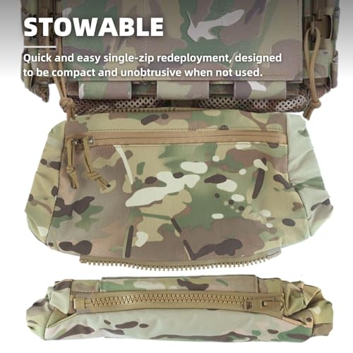 2 in 1 Handwarmer & Tactical Drop Pouch/Waist Bag. Plate Carrier Vest Chest Rig Hook Loop Dangler or 26-52 in Buckle Strap EDC Fanny Pack, Muff for Winter Outdoor/Camping/Hunting/Football/Fishing - color: CB