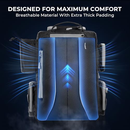 KastKing Bait Boss Fishing Tackle Backpack with Rod Holders-4 Tackle Boxes-Rain Cover,Storage for Fishing Gear - color: A: Black