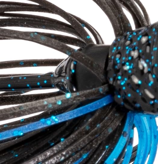 Strike King Red Eyed Special Fishing Lure, Spinnerbait - color: Black & Blue, size: 3/8oz