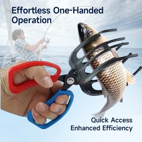 3 Claw Fish Gripper,2026 New Fishing Pliers Gripper Metal Control Clamp Tong Tackle Tool, Multi-Functional Fish Grip Fishing Accessories for Catch Fish - color: 2 Claw/1pcs