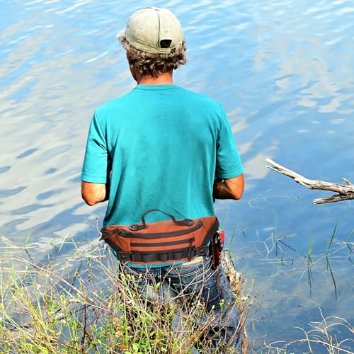 Fishing Fanny Pack for Men -Fishing Fanny Pack-Lightweight and Fishing Sling Pack - color: balck3