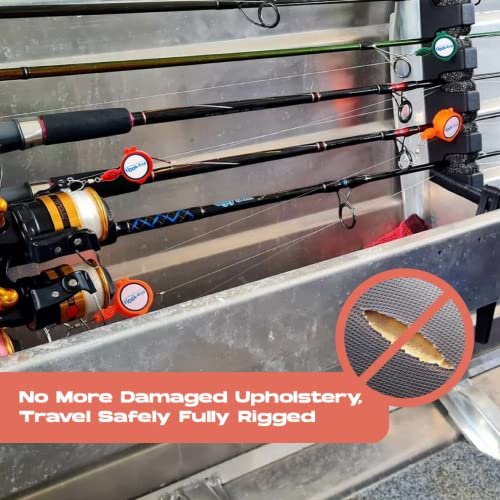 HOOK-EZE Fly Fishing Accessories - Fishing Knot Tying Tool for Tying Fishing Line to Hooks - Fishing Gear and Equipment, Gadget to Tie Knots Quick and Easy - Fishing Gifts for Men - color: Red