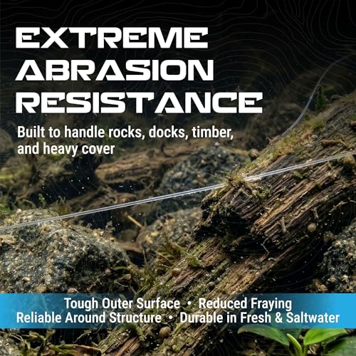 Reaction Tackle 100% Pure Fluorocarbon Fishing Line - High Strength, Abrasion-Resistant, Fast-Sinking, Virtually Invisible - Saltwater and Freshwater Leader Line - color: Pink, size: 10lb (125 Yards)