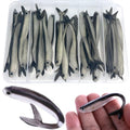 Fishing Soft Plastic Lures, Paddle Tail Swim Baits for Bass Fishing,Paddle Tail Swimbaits for for Bass Trout Walleye Lures, 30/50pcs Soft Plastic Baits with Box - color: D:3.15in/0.07oz-30pcs