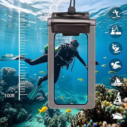 4 Pack Waterproof Fanny Pack with Waist Strap Waterproof Phone Pouch Dry Bag for Kayaking Pool Swimming Boating Beach Fishing Travel Diving Surfing (Hawaii, 2 Fanny Pack + 2 Pouch Bag) - color: A-Hawaii