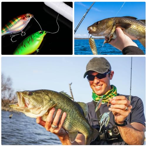 2 PCS Elastic Fishing String Nylon Invisible Thread 0.2mm Length 656 Feet Per Spool Stretchy Fishing Line for Salmon Sturgeon Catfish