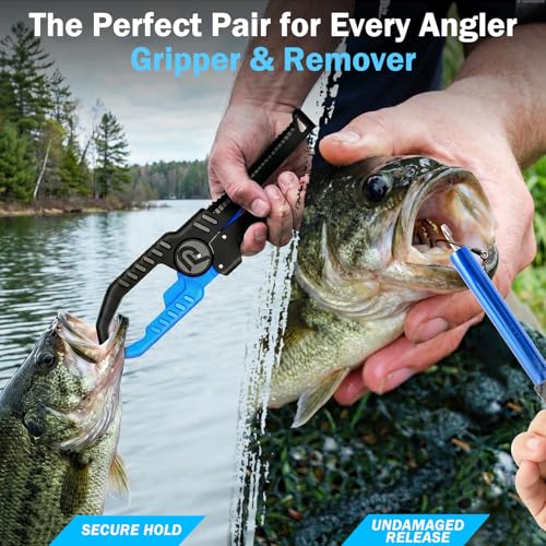 PLUSINNO Fishing Gear, Fishing Backpack with Fishing Rod, Tackle Box, Waterproof Tackle Backpack with Rod Holders,Lures, Tools, Pliers & Accessories, Fish Gifts for Men - color: Fishing Backpack with Fishing Rod and reel combo fishing gear
