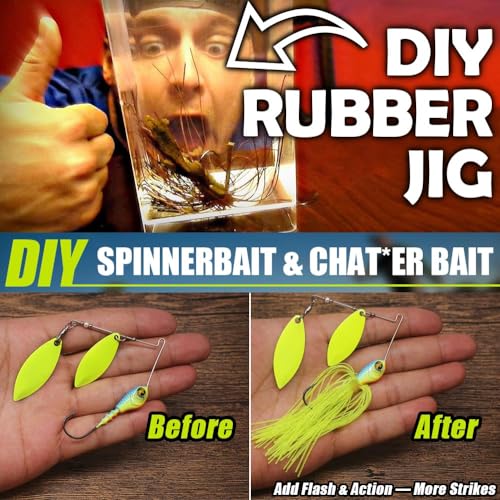 Rubber-Legs-Fly-Tying-Materials-12-Colors-Silicone-Legs-for-Fly-Tying-Flies & Jigs Trout Bass Panfish Lure Making Supplies Kit - color: 12 Classic Colors Set