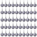 50Pcs Round Fishing Weights Sinkers Ball Fishing Weights Casting Drop Shot Sinkers Catfishing Sinkers Lead Weights Sinkers with Barrel Swivels for Saltwater Freshwater Fishing-(3.5-10g) - size: 3/16oz(5g)-50 Pack