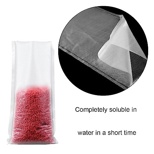 100 Pcs Water Soluble Baits PVA Bags for Solid Bait (7 * 15CM)