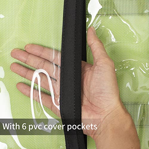 Lure Bag 6 Pocket PVC Protective Cover Durable Fishing Bag Trolling Lure Tackle Box - size: Small