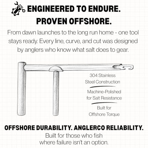 Classic Dehooker, 8.5" Stainless Steel Fish Hook Remover Tool for Saltwater & Freshwater, Pistol-Grip Fishing Hook Extractor, Durable Hook Out Device
