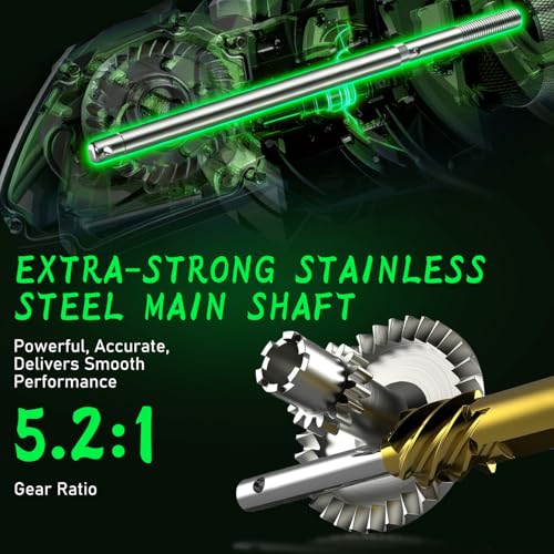 One Bass Fishing Rod Reel Combos, Spinning & Casting Combo, Graphite 2Pc Blanks, Stainless-Steel Guides, Super Polymer Handle - color: Spinning Combo-2 PACK, size: 7'0"
