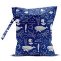 Whale Wet Dry Bags for Diaper Waterproof Swimsuit Washable Reusable Bag for Beach Diapers Dirty Yoga Gym Clothes Plant Gifts for Men Baby Friend Women - color: Fish4