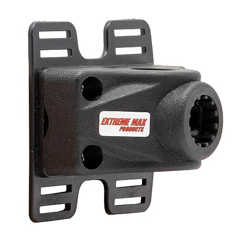 Extreme Max 3006.8604 Fishing Rod Holder Mounting Harness Strap for Inflatable Boats and Pontoons - 47" Straps, Black