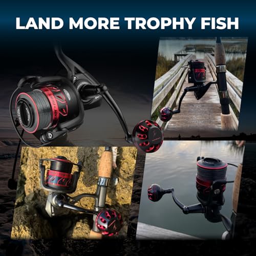 GOMEXUS Power Handle for Penn Fierce III IV/Battle III HS Spinning Reel Replacement Crank 【Please Note The First Picture & Please do not Adapt to Other reels to Avoid Damage to The Reel】