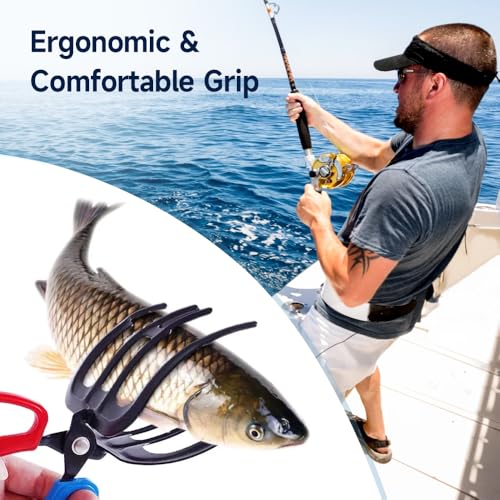 3 Claw Fish Gripper,2026 New Fishing Pliers Gripper Metal Control Clamp Tong Tackle Tool, Multi-Functional Fish Grip Fishing Accessories for Catch Fish - color: 3 Claw/1pcs