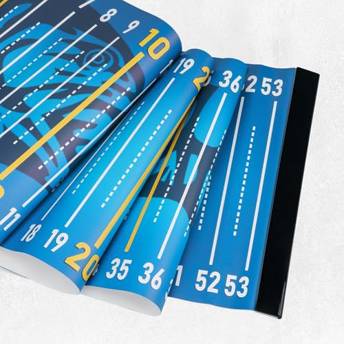 THKFISH 53in Fish Ruler with Measuring Board, Portable Waterproof Folding Fishing Ruler Fish Measuring Tape for Boat, Kayak, Coolers, Yacht and Workbench (Blue) - color: Blue