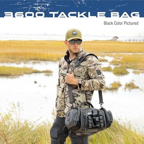 FROGG TOGGS Heavy Duty Fishing Tackle Duffle Bag, Blue, 3600