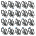 Alwonder Egg Sinkers Fishing Weights 3/16-10oz, Oval Lead Fishing Weights Sinkers Bass Fishing Casting Egg Sinker Saltwater Freshwater Tackle - size: 1/2oz - 20pcs