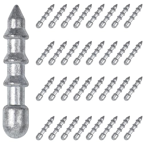 Nail Weights for Bass Fishing Sinkers Weights,40pcs Wacky Worm Weights Insert Sinkers Weights for Plastic Wacky Rig Bass Fishing - style: 1/16oz - 40pcs
