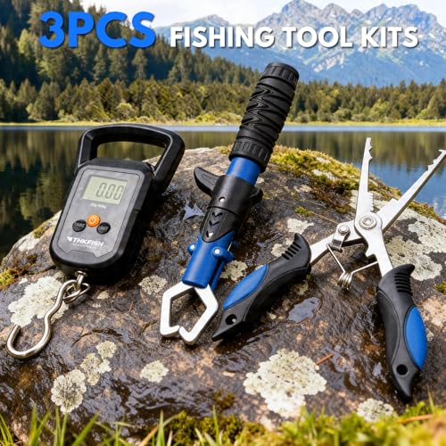 THKFISH Telescoping Fishing Rod and Reel Combo with Backpack, Carbon Fiber Travel Fishing Pole Spinning Reel Kit with Fishing Lures, Fishing Tools Kit for Men - color: Khaki Backpack With Fishing reel & rod, size: 1.8M 5.9FT