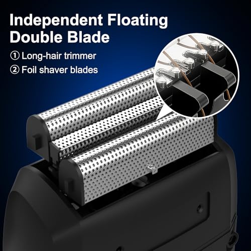 Ufree Beard Trimmer, Hair Clippers Mens Shaver Electric Razor, Hair Trimmer for Men Cordless Barber Clippers and Trimmers Set, Hair Cutting Kit for Men Grooming Gifts, Black - color: Black