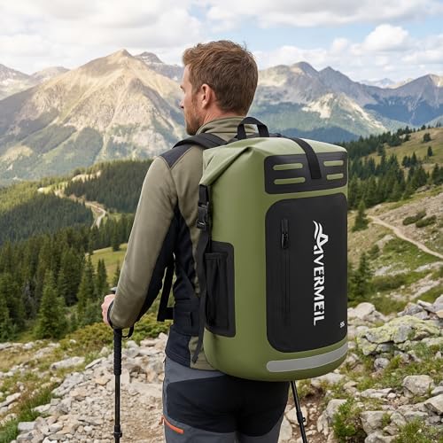 Waterproof Dry Bag with Waterproof Phone Case Green - color: Green, style: Dry Bag