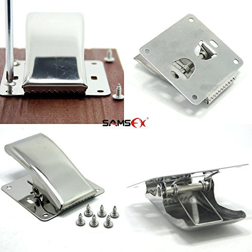 SAMSFX Fish Cleaning Board Tools Fillet Clamp w/Screws Deep-Jaw Fish Tail Clip Board for Scaling Table Bait (Fish Clamp) - color: Fish Clamp