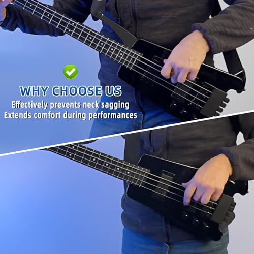 motoparty ModRod Strap Extender for Steinberger Spirit XT-2/XT-25 Bass Eliminates Neck Dive Improves Balance Comfort