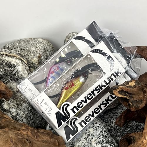 Wounded Duo Sampler 3 Pack – Ultralight Wobble Minnow Crankbait Fishing Lures (55mm & 50mm) – Wounded Series – Single Barb Hooks – Trout, Bass & Panfish Lures