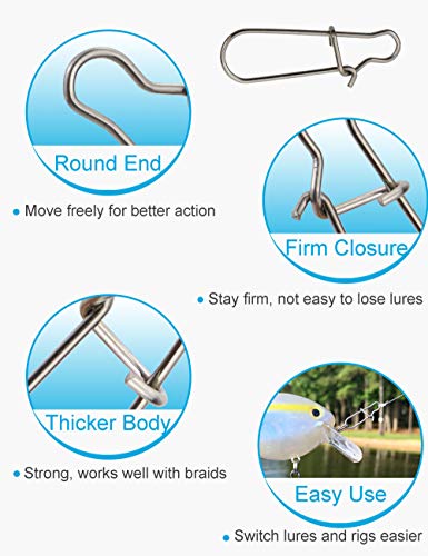 Fishing Line Sinker Slides Catfishing Rig, Saltwater Heavy Duty Sinker Weights Connector with Duo Lock Snaps - size: 12 Pieces