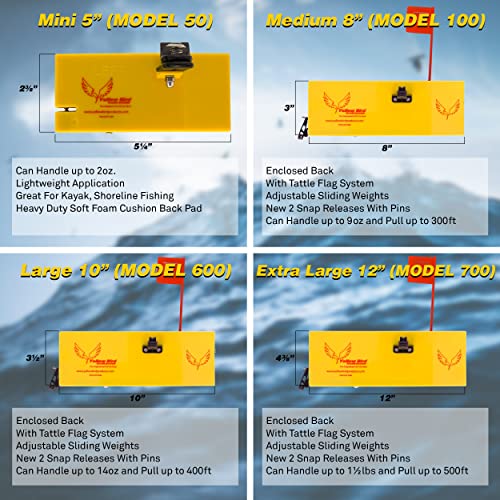 Yellow Bird Planer Board for Fishing - Available in 4 Sizes - style: 10 Inch - (1) Left
