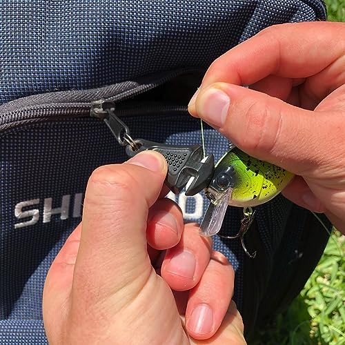 LINE CUTTERZ Patented Ceramic Blade Zipper Pull Quick Braided Fishing Line Cutter - Fishing Equipment - Upgrade Your Fishing Gear Now - color: Green