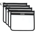 Beyond Fishing DryVault Tackle Storage Bag – Soft Plastic Bait Storage, Fishing Tackle See Through Bait Bag, Water-Resistant, Durable & Transparent Soft Bait Organizer for Easy Gear Access - size: Small - 4 Pack (H 10" x L 12")
