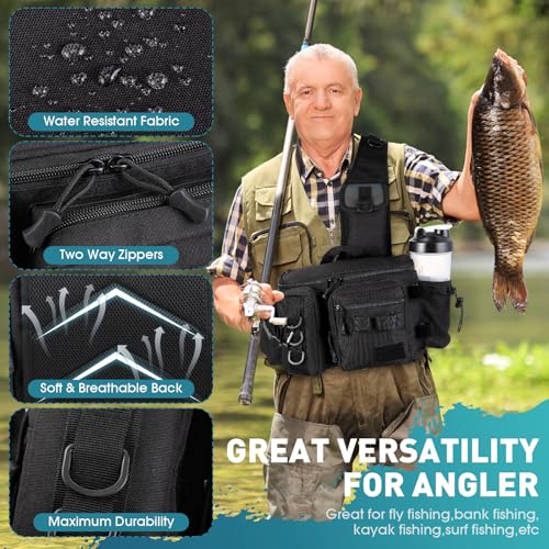 RoundFunny 88 Pcs Fishing Tackle Kit Fishing Pliers Set Fishing Tackle Bag Fishing Lures Kit Fish Gripper Fish Scale Fish Hook Remover Fish Lip Gripper
