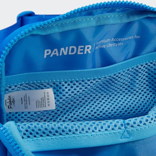 Pander Two Way Zipper Fanny Pack Nylon Everywhere Belt Bag for Women, Water Repellent Waist Packs, Crossbody Bags with Adjustable Strap (Capri Blue) - color: Capri Blue