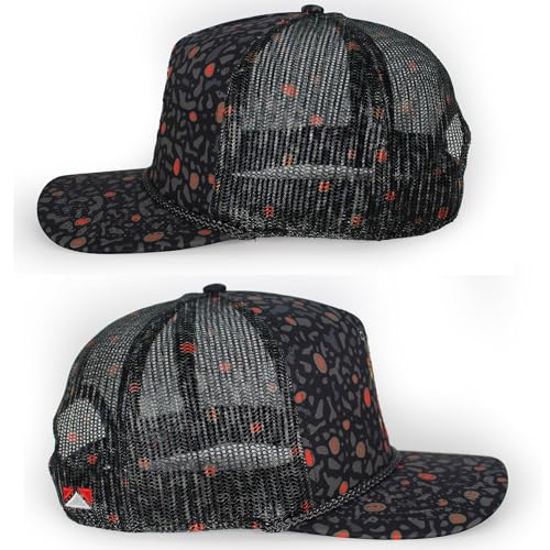 Paramount Outdoors Fly Fishing Hat Series Comfort Snap Snapback Cap for Men - color: San Juan Worm