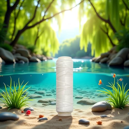 2Pcs White Fishing Thread,Bait Thread,Nylon Elastic Invisible Magic Fishing Line 0.1/0.2 mm Stretchy Fishing Line Length 656 Feet Per Spool Clear Fishings String,Monofilament Line Fishing