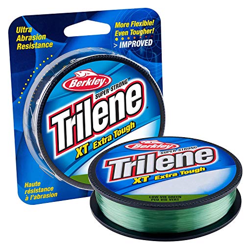 Berkley Trilene XT Monofilament Fishing Line - color: Low-Vis Green, size: 3000 yd, style: 4 Pounds