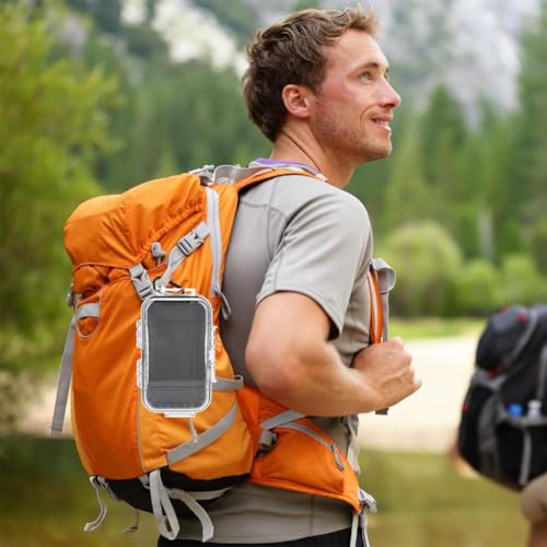 Tiiyee Small Waterproof Storage Case, Outdoor Survival Waterproof Dry Box | Protective Case Shockproof Airtight Carry Box Container Floating Hard Shell for EDC Tools Phone Keys Watches Travel Fishing - color: transparent