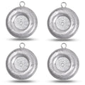 Disc Sinkers Fishing Weights, Coin Fishing Sinkers Weights Saltwater Surf Fishing Weights Bottom Drifting Trolling Catfishing Fishing Sinkers Saltwater Gear Tackle 1oz 2oz 3oz 4oz 5oz 6oz 8oz - style: 5 Ounce, 4 Pack