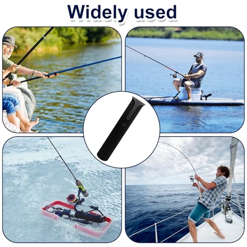 Litoexpe Fishing Rod Holder Bracket Wall Mounted - size: Black