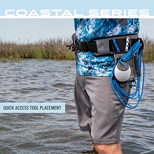 FROGG TOGGS Pursuit Fishing Wading Belt for Quick Tackle Access, Solid Elements, OS - color: Black