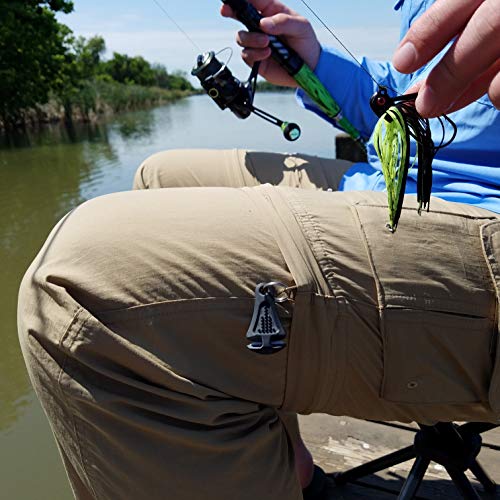 LINE CUTTERZ Patented Ceramic Blade Zipper Pull Quick Braided Fishing Line Cutter - Fishing Equipment - Upgrade Your Fishing Gear Now - color: Green