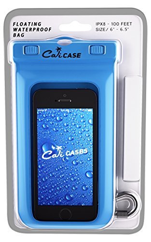 CaliCase XL Waterproof Floating Case - color: Blue