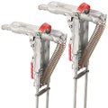 Automatic Spring Fishing Rod Holder 2 Pack with 2 Spring | Upgrade Stainless Steel Rod Stand High Sensitivity Spring Loaded Fishing Rod Holder Loaded Tip-up Action